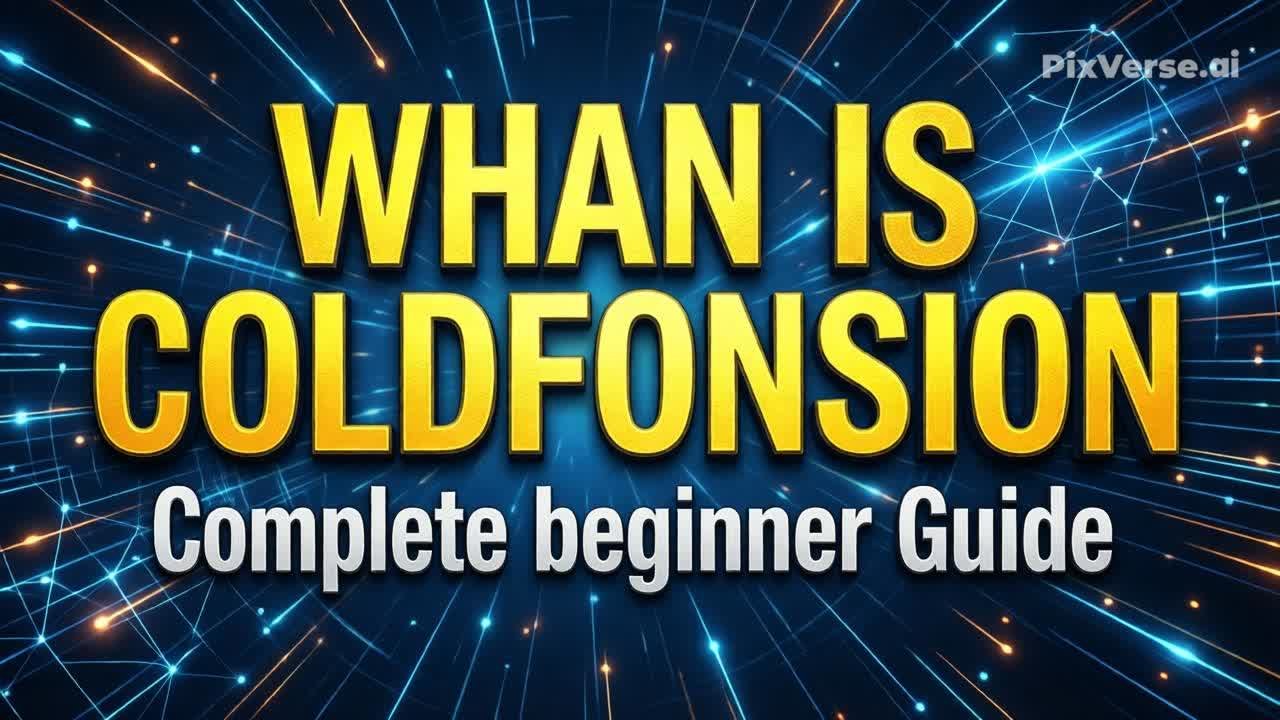 What Is Coldfusion Software: Complete Beginner Guide